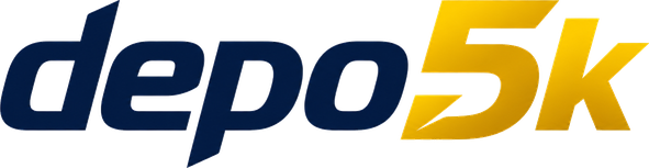 Logo depo5k platform hiburan online Indonesia